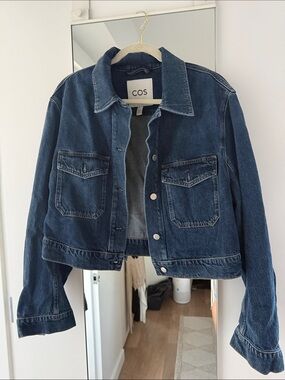 COS Indigo Cropped Denim Jacket